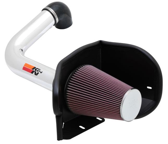 Ford F-150 Performance Air Intake - K&N Engineering - 77 Metal Intake - `04-`08